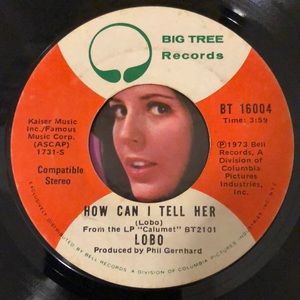 Lobo How Can I tell Her Vinyl 45 Record '73